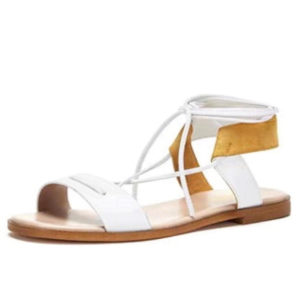 Diane Von Furstenberg Ankle‎ Wrap Sandals (Sz 6.5)